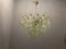 Lámpara de araña Polygon de cristal de Murano, años 80, Imagen 7
