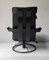 Schwarzer Vintage Stuhl von Nelo Möbel, 1970er 4