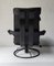 Vintage Black Chair from Nelo Möbel, 1970s 4