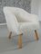 Modern Easy Chair in Sheepskin, 1940s 6