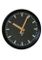 Vintage Black PV 301 Wall Clock from Pragotron 4