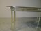 Steel and Brass Table, 1970s 7