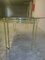 Steel and Brass Table, 1970s 5