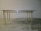 Steel and Brass Table, 1970s, Image 1