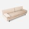 Scandinavian Helsinki Sofa in Beige Velour, Image 3