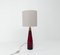 Lamp Scandinavian Red Glass Lamp from Kastrup, Denmark, 1959 1