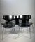 Chairs by Arne Jacobsen 3103 for Fritz Hansen, 1981, Set of 5 2