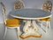Mesa de comedor redonda con tablero de mármol con incrustaciones de Cubioli de Cupioli Living, Imagen 2