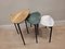 Vintage French Nesting Tables in Wood and Marble, Set of 3 7