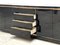 Black Lacquer Credenza attributed to Jean Claude Mahey, 1970s 2