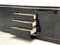 Black Lacquer Credenza attributed to Jean Claude Mahey, 1970s, Image 2