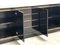 Black Lacquer Credenza attributed to Jean Claude Mahey, 1970s 3