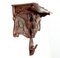 Black Forest Wall Coat Rack in Oak with Hand Carved Double-Headed Eagle, 1900s 9