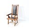 Arts & Crafts Jugendstil Armlehnstuhl aus Eiche mit hoher Rückenlehne von HP Berlage, 1900er 5
