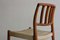 Model 83 Dining Chairs in Teak by Niels Otto Møller for JL Møllers, Set of 4, Image 3