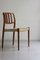 Model 83 Dining Chairs in Teak by Niels Otto Møller for JL Møllers, Set of 4, Image 21