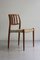 Model 83 Dining Chairs in Teak by Niels Otto Møller for JL Møllers, Set of 4 1