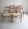 Model 83 Dining Chairs in Teak by Niels Otto Møller for JL Møllers, Set of 4 25