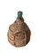 Antique Demijohn Glass Bottles Lined with Rattan Baskets, Set of 3 18