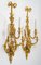 Large 19th Century Chased and Gilt Bronze Sconces, Set of 2, Image 3