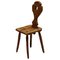 Swiss Alpine Folk Art Chair, 19th Century, Image 1