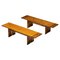 Pine Bench by Silvio Coppola for Fratelli Montina, Italy, 1970s, Image 1