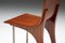 Postmodern Walnut Dining Chair, Italy, 1980s 12