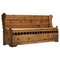 Folk Art Haute-Savoie Bench, France, 19th Century 1