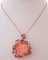 Collier Pendentif Corail, Rubis, Émeraudes, Saphirs, Diamants, Or et Argent, 1950s 4