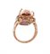 Rubies, Tsavorite, Diamonds, Rose Gold and Silver Beetle Ring, Image 3