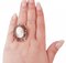 Cameo, Diamonds, Garnets, Rose Gold and Silver Ring 4