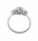 Aquamarine Colour Topazes, Diamonds, 18 Karat White Gold Ring, Image 3