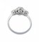 Topazi color acquamarina, diamanti, anello in oro bianco 18 carati, Immagine 3