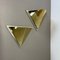 Brass Wall Lights in the style of Sciolari, Germany, 1980s, Set of 2, Image 4
