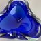 Blue Murano Glass Bowl, Italy, 1970s 15