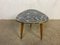 Decorative Flower Stool with Marbled Formica Top, 1950s 4