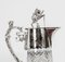 Antique Victorian Silver Plated and Cut Crystal Claret Jug, 19th Century, Image 8