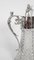 Antique Victorian Silver Plated and Cut Crystal Claret Jug, 19th Century 14
