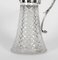 Antique Victorian Silver Plated and Cut Crystal Claret Jug, 19th Century 4