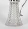 Antique Victorian Silver Plated and Cut Crystal Claret Jug, 19th Century, Image 4