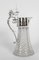 Antique Victorian Silver Plated and Cut Crystal Claret Jug, 19th Century 15