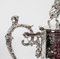 Brocca vittoriana antica in cristallo molato e placcato in argento, XIX secolo, Immagine 13