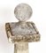Chapeaux de Pier Ball Vintage Reclaimed Weathered Composition Stone, 1950s, Set de 2 9