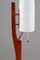 Teak, Copper and Opaline Glass Floor Lamp by Orrefors, 1960s, Image 9