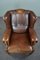 Vintage Brown Leather Armchair 6