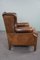 Vintage Brown Leather Armchair 3