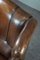 Vintage Brown Leather Armchair 9