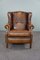 Fauteuil Vintage en Cuir Marron 2