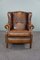 Vintage Brown Leather Armchair 2