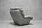 Vintage Grey Leather Armchair 4